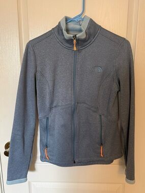 The North Face Light Blue Full-Zip Fleece Jacket
